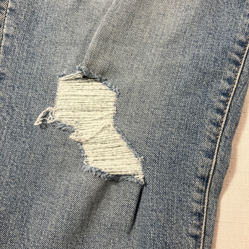NWT Current/Elliott Original Boyfriend Sunny Destructed Jeans, Size 25 - Picture 9 of 14
